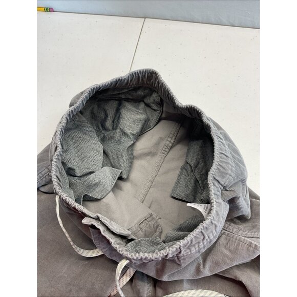 Vuori Men's Corduroy Optimist‎ Pants Elastic Drawstring Waistband Gray Size S - Picture 6 of 12